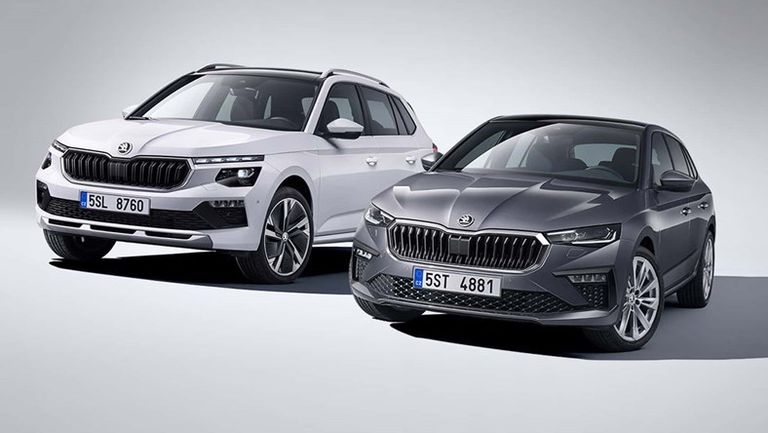 سكودا سكالا وكاميك فيس ليفت