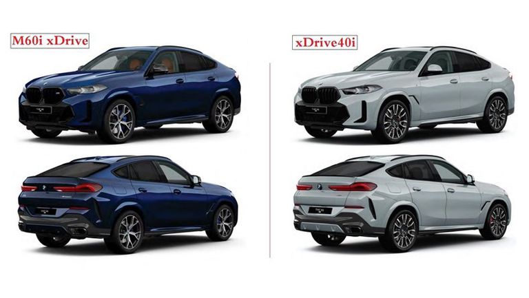 اختلافات بي إم دبليو X6