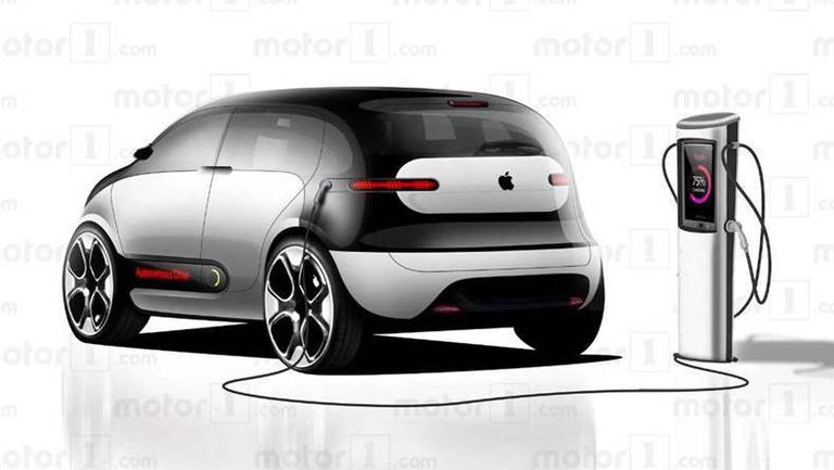 أبل تتجه لتطوير سيارتها الكهربائية بمفردها