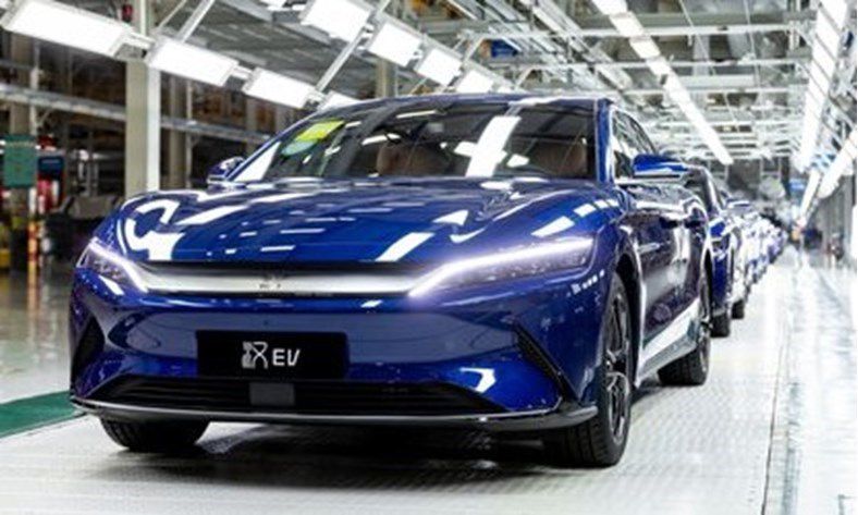 بي واي دي تنوي بيع مليون سيارة كهربائية في 2022