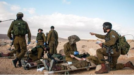 اصابة جنود إسرائيليين