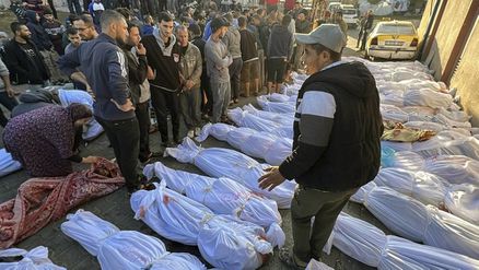 جثامين شهداء في غزة