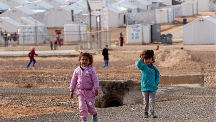 أطفال سوريون في مخيم الزعتري للاجئين- أرشيف
