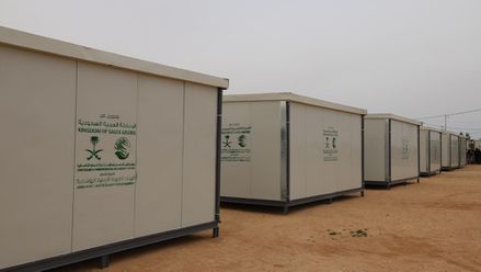 كرافانات سكنية في مخيم الزعتري