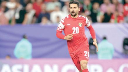 لاعب المنتخب الوطني حمزة الدردور -(من المصدر)