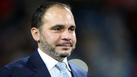 سمو الأمير علي بن الحسين رئيس الاتحاد الأردني لكرة القدم. (بترا)