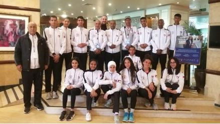متخب اختراق الضاحية خلال مشاركته في البطولة العربية التي اقيمت في عمان مؤخرا-(الغد)
