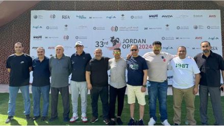 جانب من فعاليات اليوم الأول لبطولة الأردن للجولف - (من المصدر)