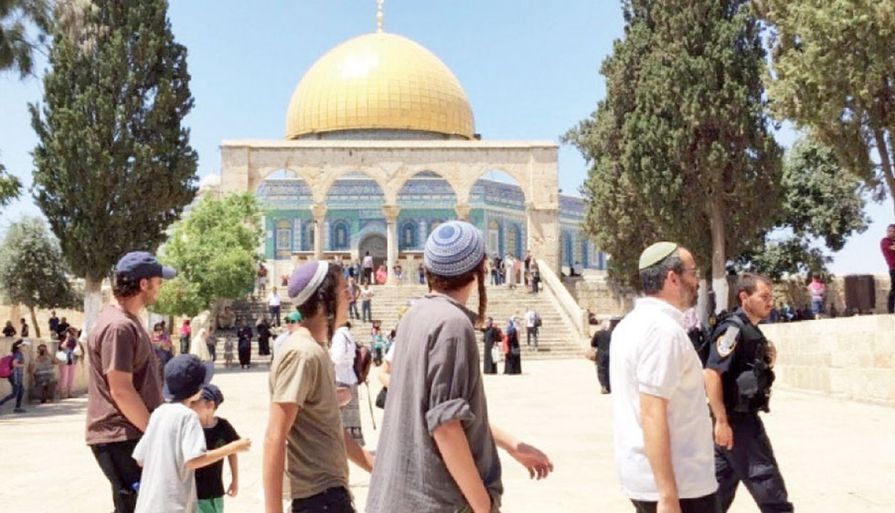 مستوطنون يستبيحون ساحات المسجد الأقصى بحراسة قوات الاحتلال -(وكالات)