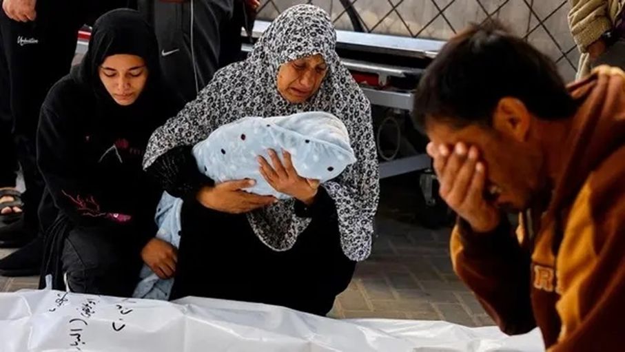 عاجل استشهاد طفلان.. أطفال غزة يموتون من البرد. #جريدة_الغد 