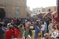بدء توافد الزائرين على احتفالات العذراء بسمالوط