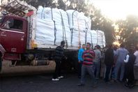 مصرع عامل تحت عجلات سيارة نقل بالسادات