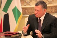 وفد البرلمان العربى يلتقى الملك عبدالله الثانى