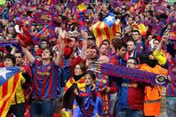 جماهير برشلونة رفضت النشيد الوطني