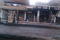  بالصور.. حصر تلفيات حريق محطة وقود بملوي