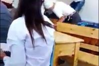 مدرس يعتدى بالضرب والسب على طالب