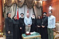 محافظ بورسعيد ومطران الأقباط الأرثوذوكس