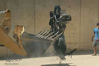 الدراجة المحترقة