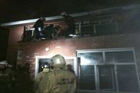 رجال الإطفاء فى مكان الحادث