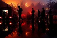 أثار الحريق