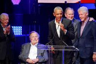 رؤساء أمريكيين فى حفلة موسيقية