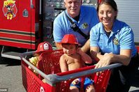 الشرطة الأمريكية تنقذ طفلًا محبوس داخل سيارة