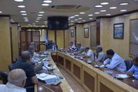 اجتماع محافظ أسوان مع القياددات التنفيذية