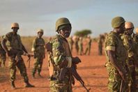 عناصرمن  قوات حفظ السلام التابعة للاتحاد الإفريقي