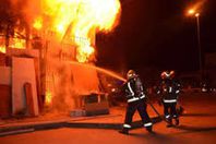 حريق بالمنيا