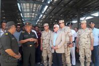 الوزيرى يتفقد أعمال إنشاء 118 مصنع لشباب بورسعيد