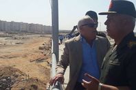 الوزيرى والغضبان يتفقدا كوبرى قناة الإتصال