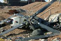 هليكوبتر روسية محطمة