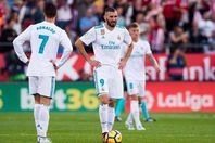 شاهد.. حسرة رونالدو وقبلة راموس من أبرز لقطات فوز جيرونا علي ريال مدريد