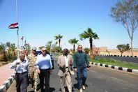 محافظ أسوان يتفقد أعمال التطوير بأبو سمبل الدولى