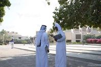 طلاب قطريين