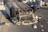 انقلاب سيارة بالمنيا