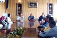 سفير جمهورية جنوب افريقيا بجمهورية مصر العربية  يزور الغرفة التجارية باسوان