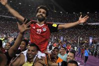شاهد.. احتفال محمد صلاح  بالتأهل للمونديال
