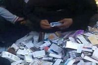 أدوية منتهية الصلاحية على الأرصفة