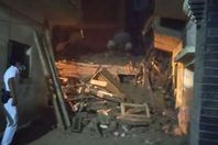 انهيار منزل