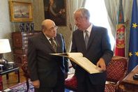 الرئيس البرتغالى ومصطفى الفقى