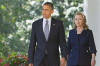 أوباما وهيلاري كلينتون