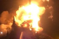 صاعقة تحرق كنيسة المعمدانية الأولى بأمريكا