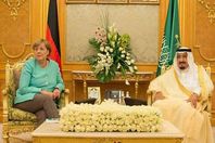 الملك سلمان وأنجيلا ميركل