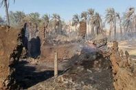 حريق قرية الراشدة