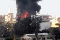 حريق كنيسة المنصورة