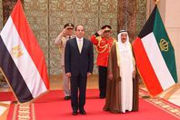 السيسي وأمير الكويت