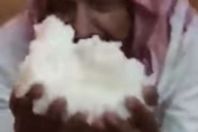 سقوط الثلوج في حائل