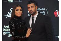 المخرج محمد سامي وزوجته مي عمر