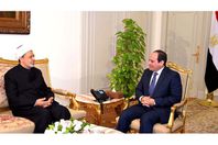 الرئيس عبد الفتاح السيسي والشيخ أحمد الطيب